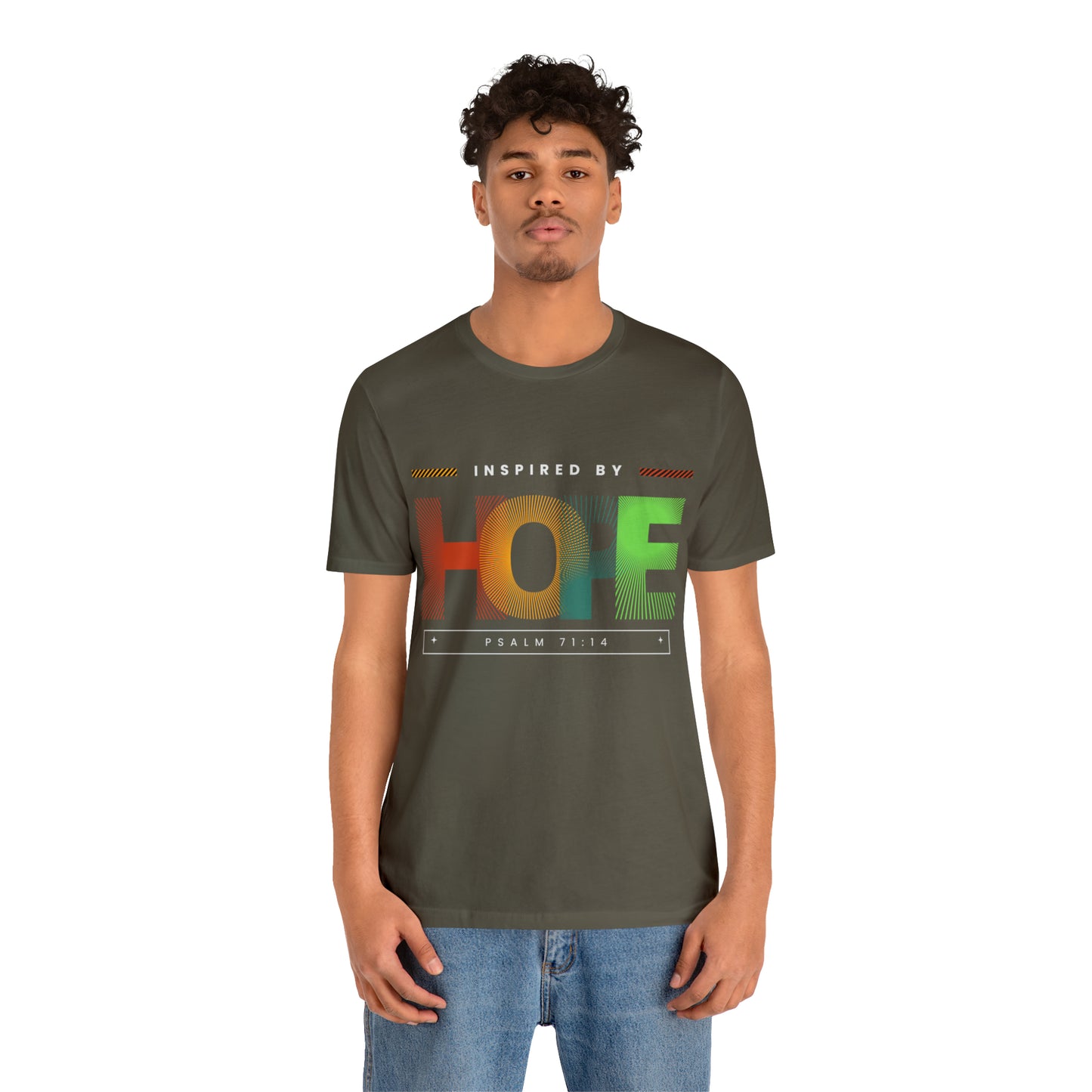 INSPIRED BY HOPE - Unisex Jersey Short Sleeve Tee