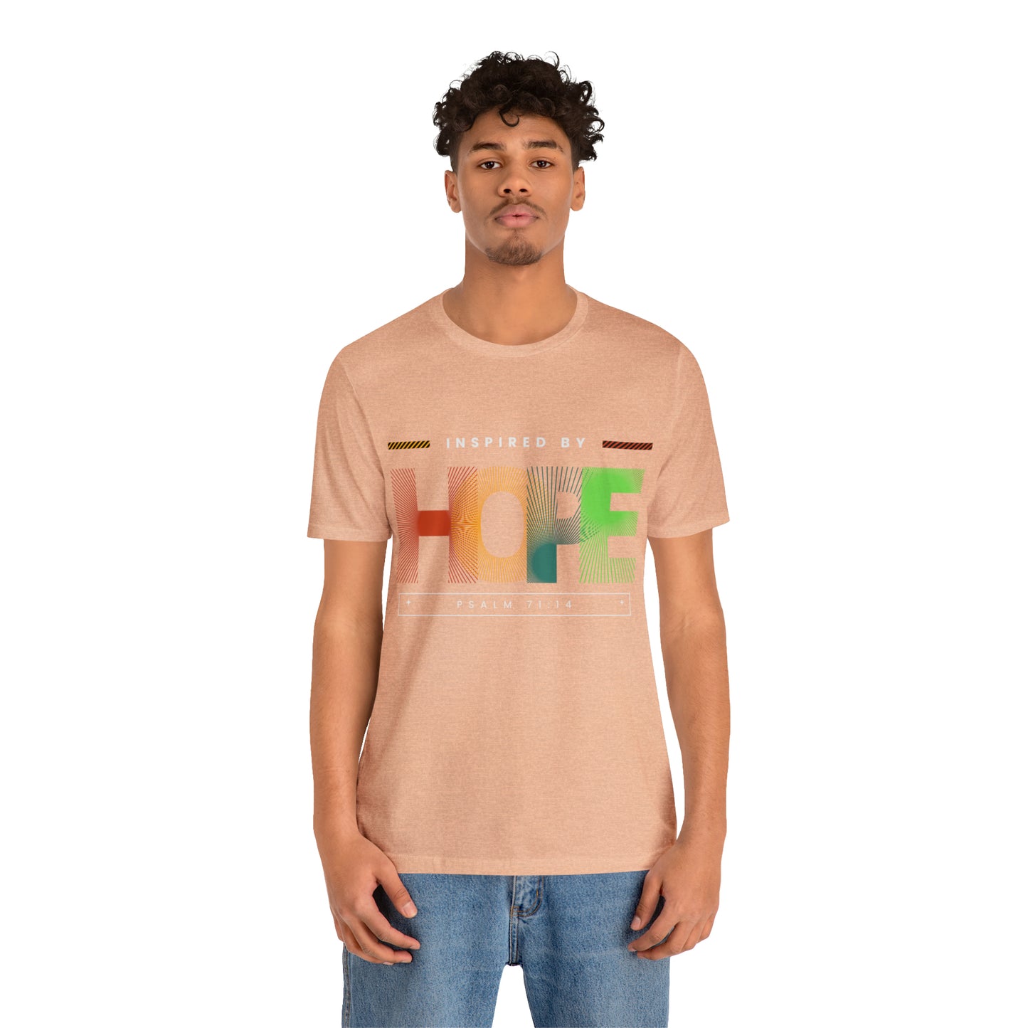 INSPIRED BY HOPE - Unisex Jersey Short Sleeve Tee