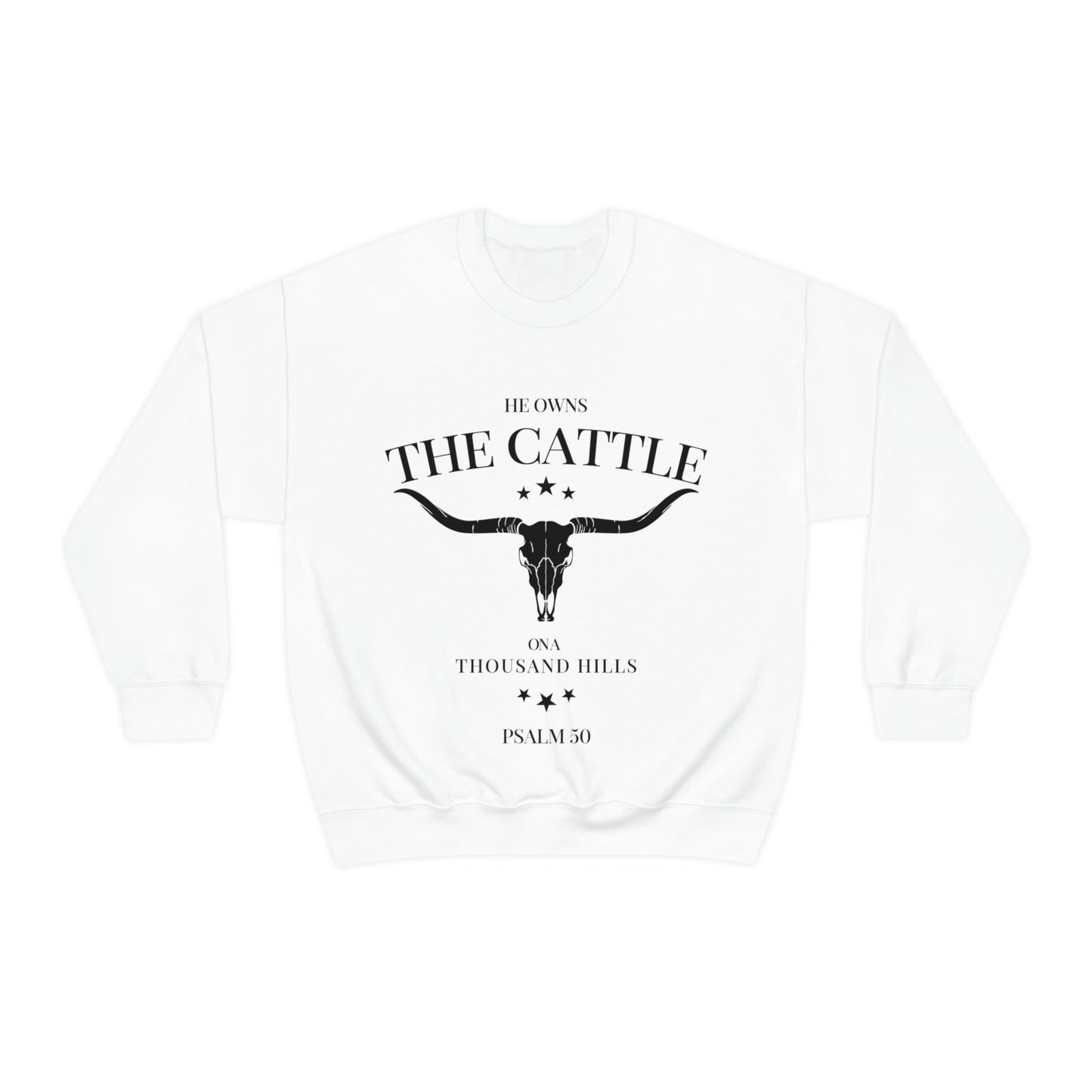 He Owns The Cattle - Crewneck Sweatshirt (Unisex)