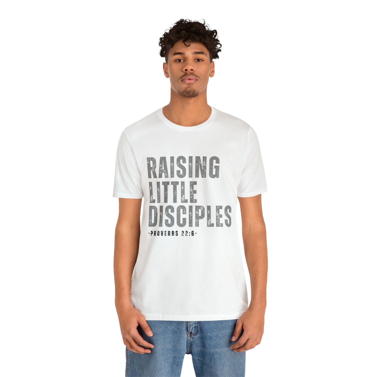 Raising Little Disciples - Unisex Jersey Short Sleeve Tee