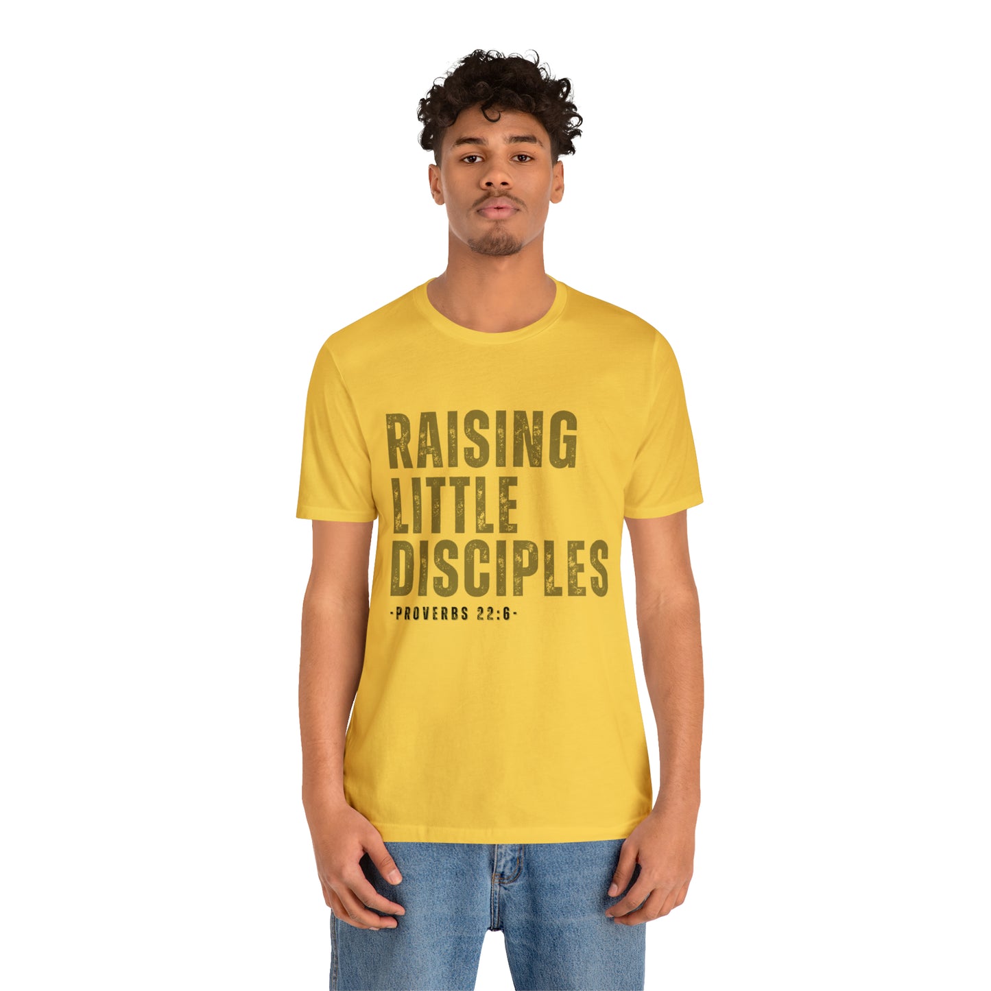 Raising Little Disciples - Unisex Jersey Short Sleeve Tee