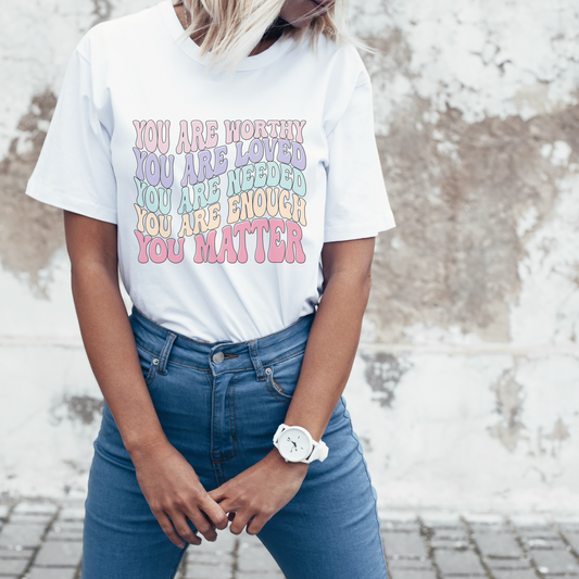 Inspirational Womens T-Shirt -Crew Neck T-Shirt