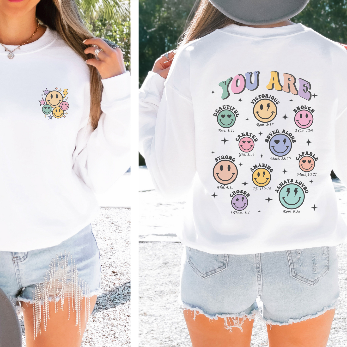 "You Are" Unisex Sweatshirt - Christian Heavy Blend Crewneck Collection
