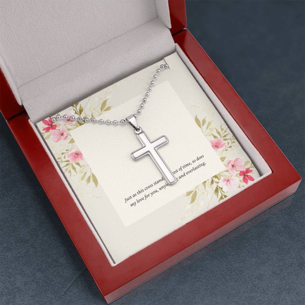 Timeless Devotion Cross Necklace - A Testament of Unyielding Love