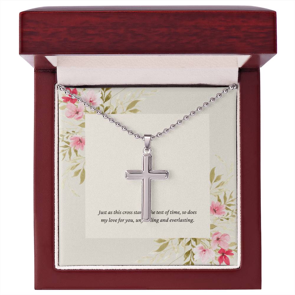 Timeless Devotion Cross Necklace - A Testament of Unyielding Love