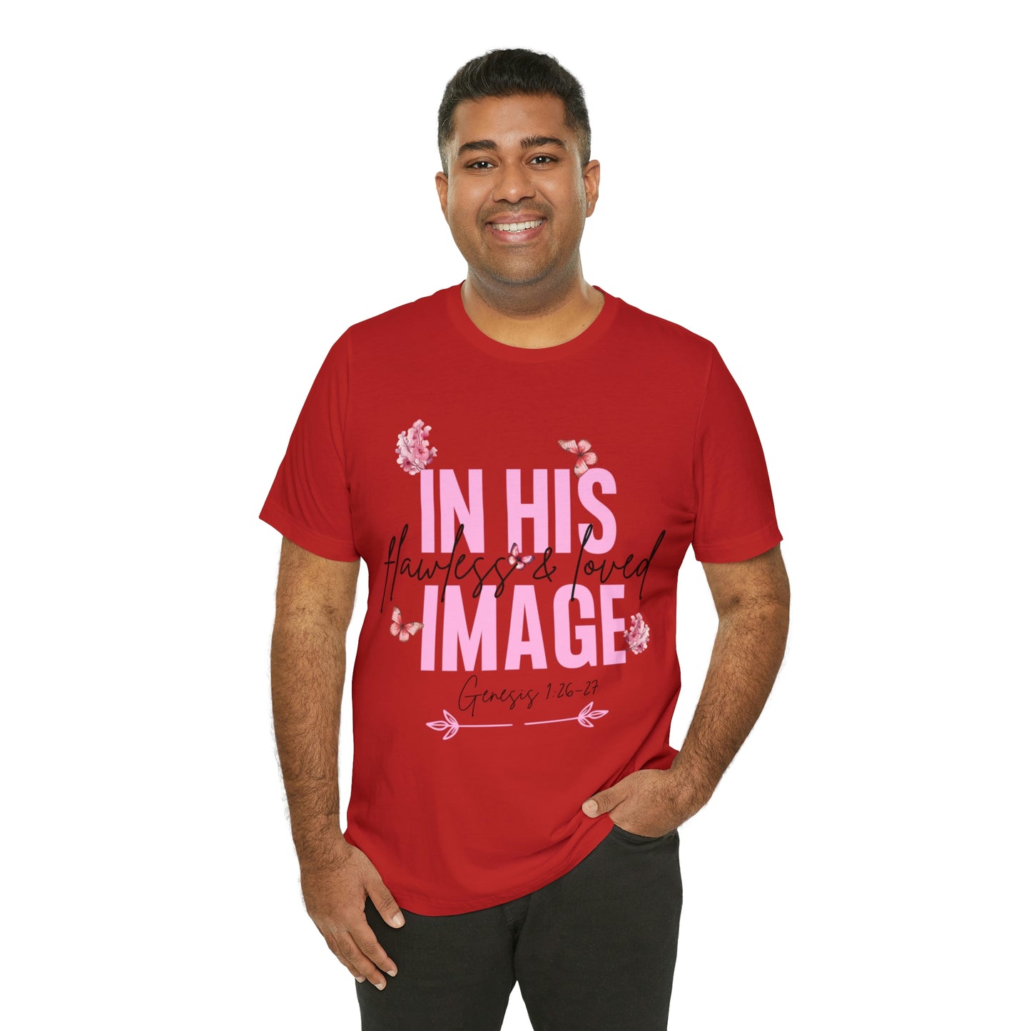 In His Image - Beautiful Inspirational Women T-Shirt - Crew Neck T-Shirt