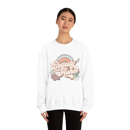 Beauty From Ashes- Unisex heavy blend crewneck sweatshirt