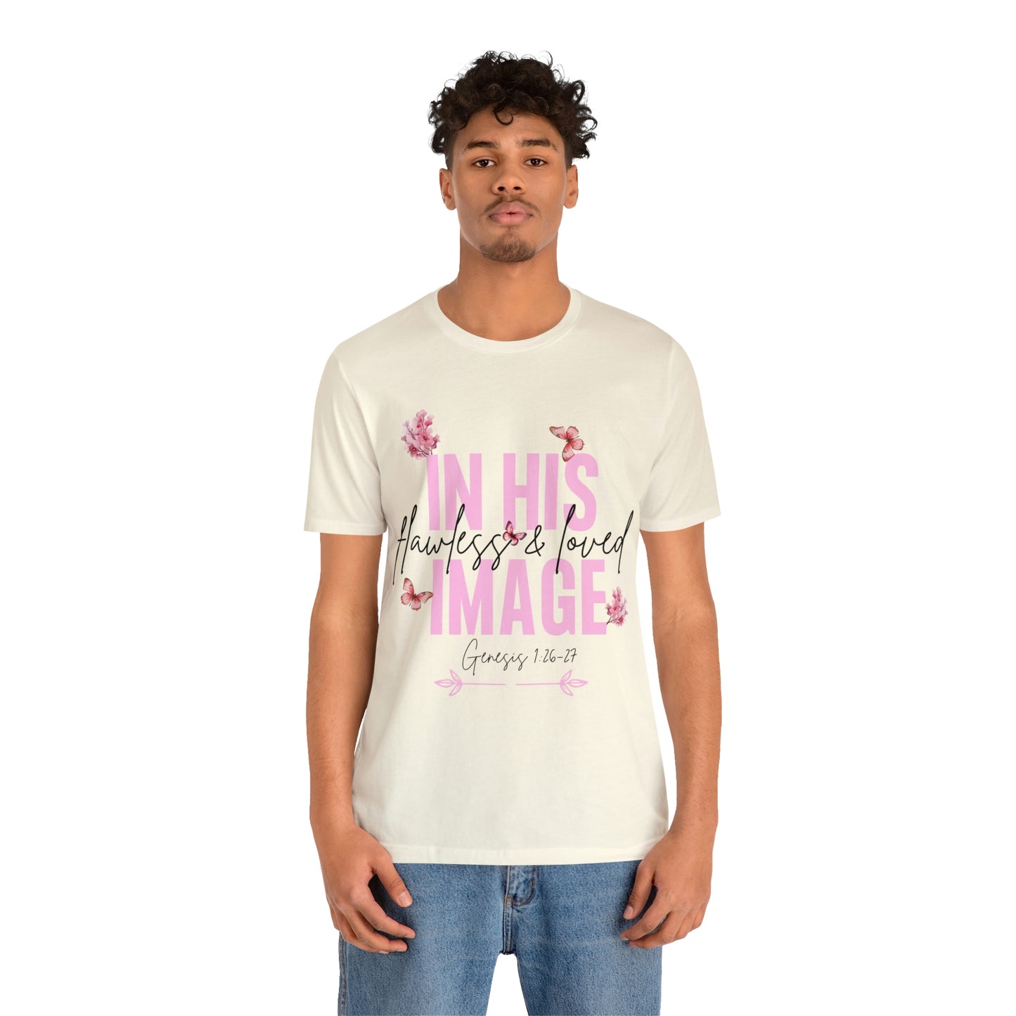 In His Image - Beautiful Inspirational Women T-Shirt - Crew Neck T-Shirt