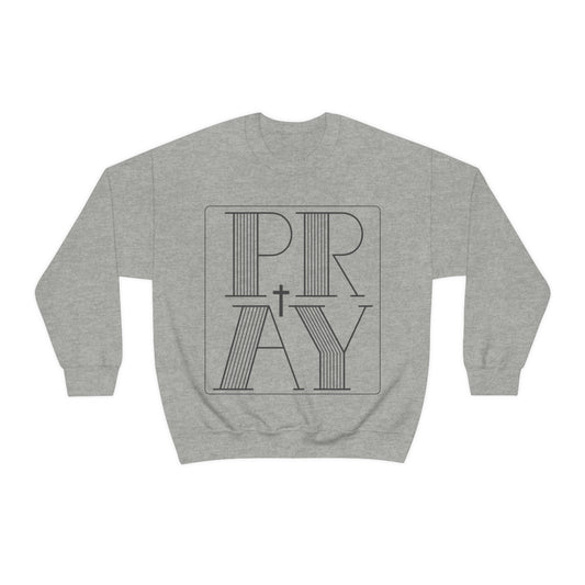 Pray - Unisex Heavy Blend Crewneck Sweatshirt