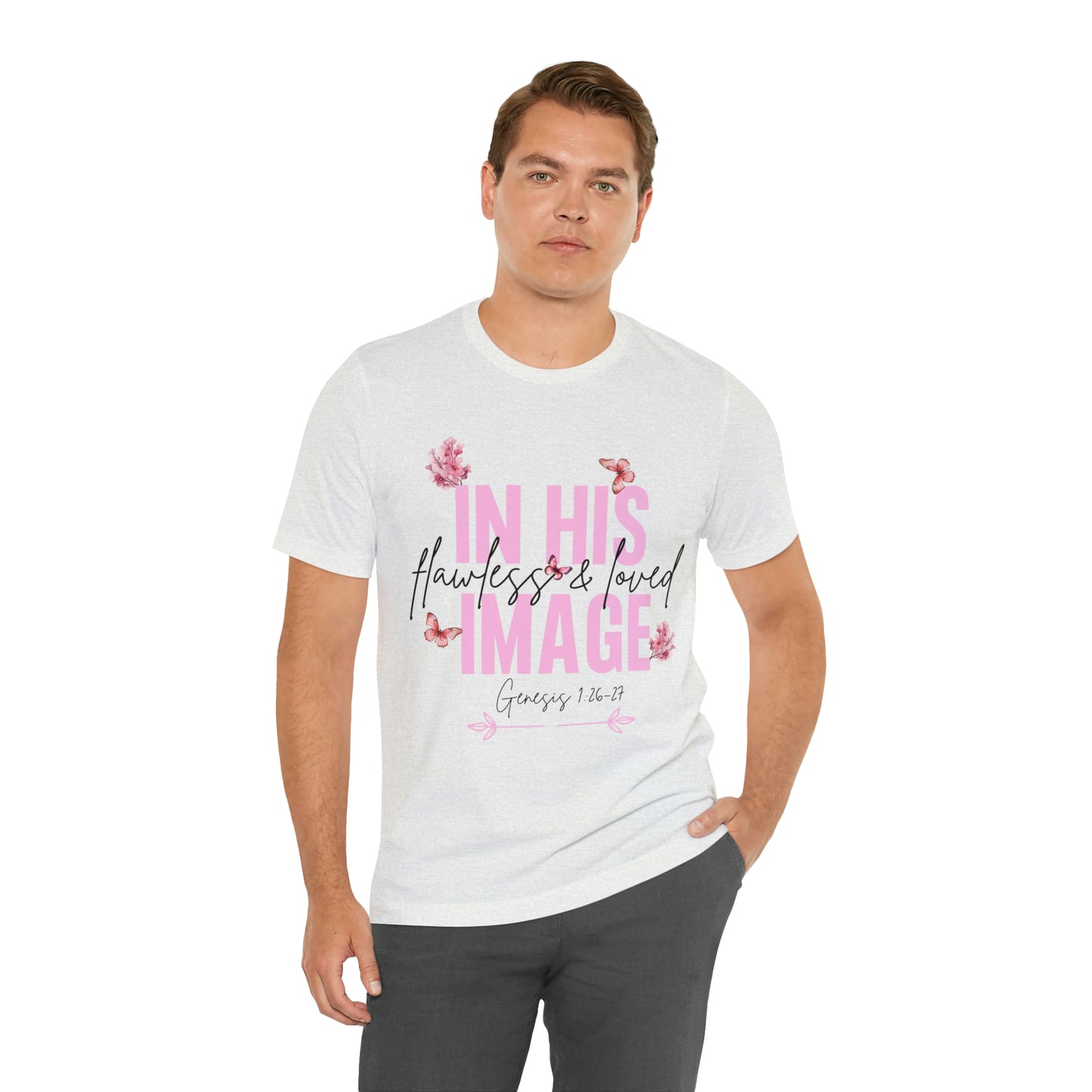 In His Image - Beautiful Inspirational Women T-Shirt - Crew Neck T-Shirt