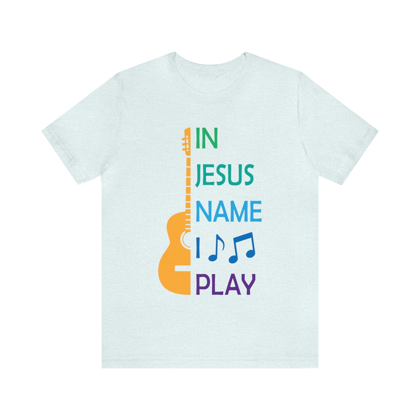 In Jesus Name I Play - Jersey Short Sleeve Tee