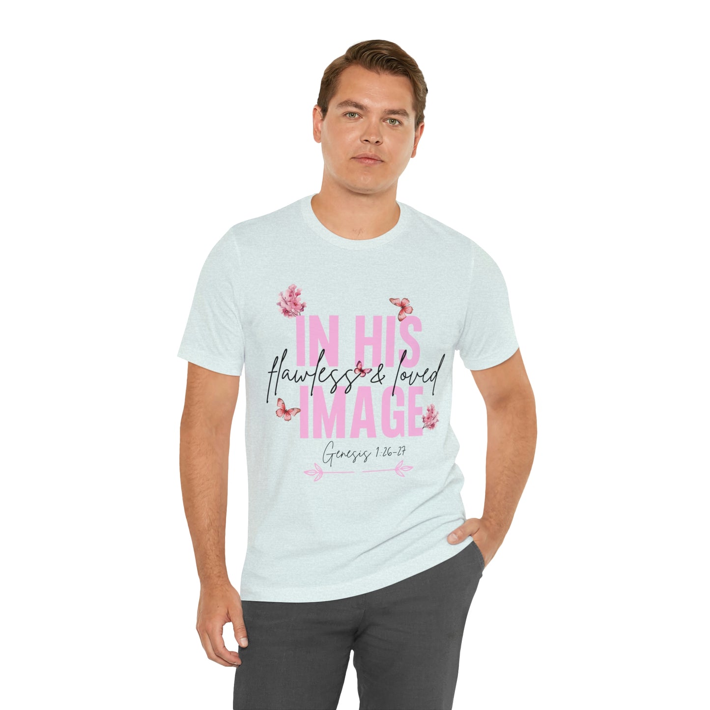 In His Image - Beautiful Inspirational Women T-Shirt - Crew Neck T-Shirt