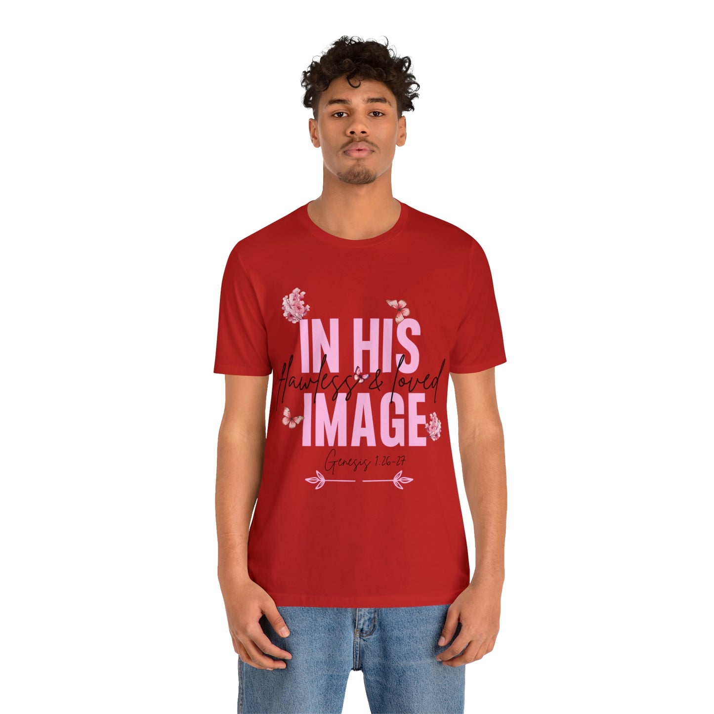 In His Image - Beautiful Inspirational Women T-Shirt - Crew Neck T-Shirt