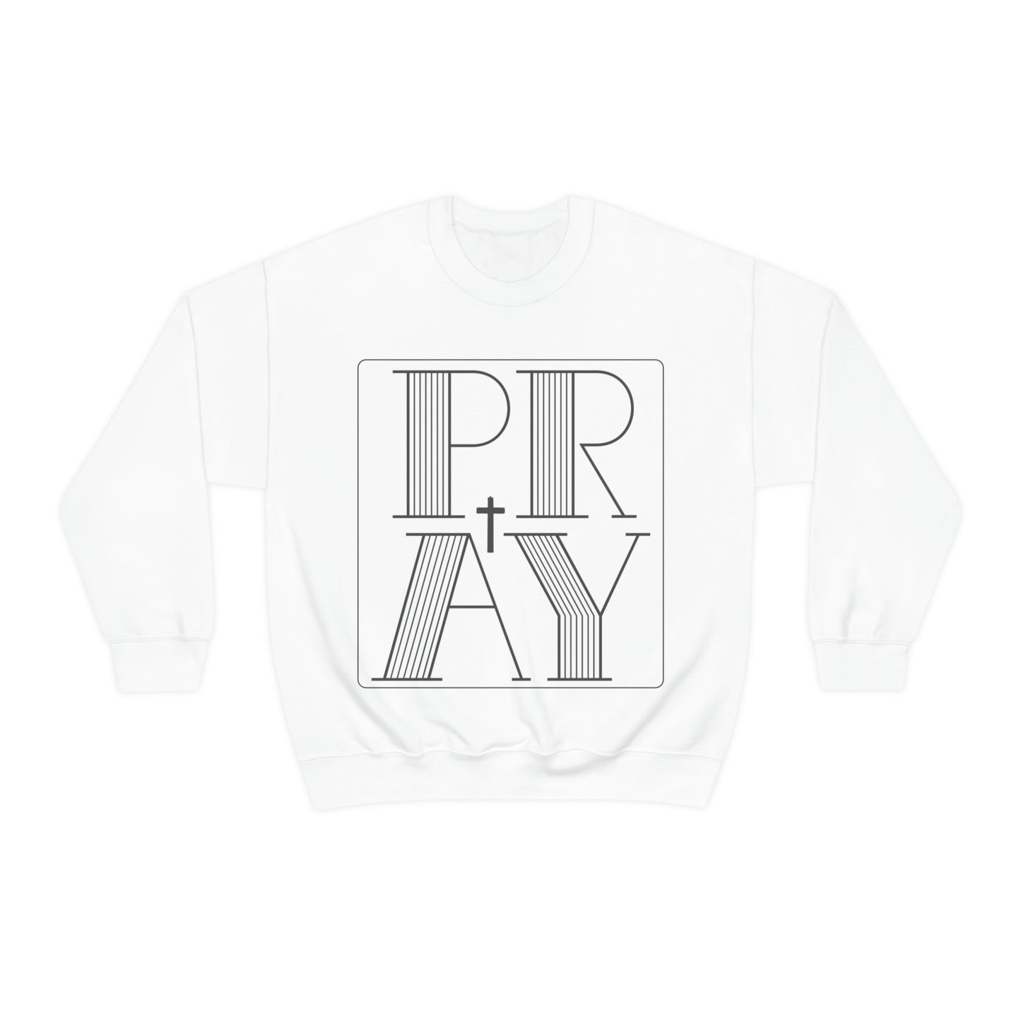 Pray - Unisex Heavy Blend Crewneck Sweatshirt