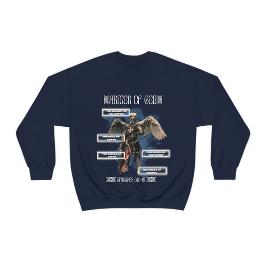 Armor of God - Unisex Heavy Blend Crewneck for Spiritual Warriors