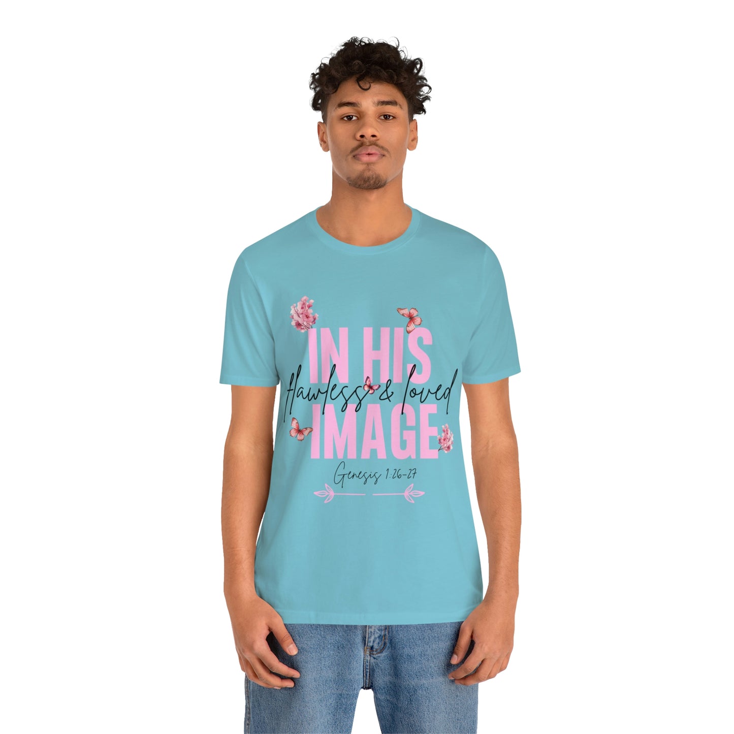 In His Image - Beautiful Inspirational Women T-Shirt - Crew Neck T-Shirt