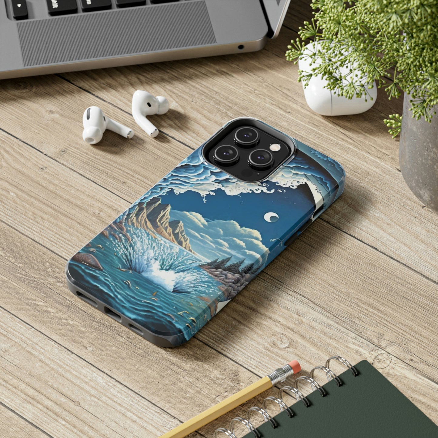 The Genesis Series Phone Case - Sky and Water