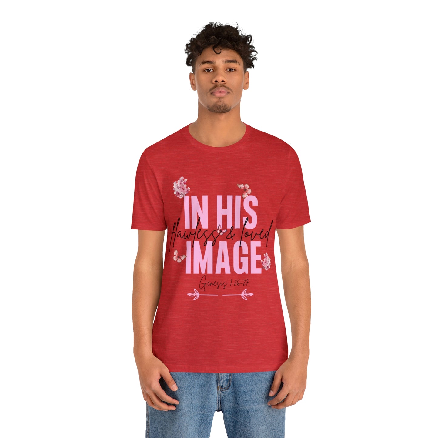 In His Image - Beautiful Inspirational Women T-Shirt - Crew Neck T-Shirt