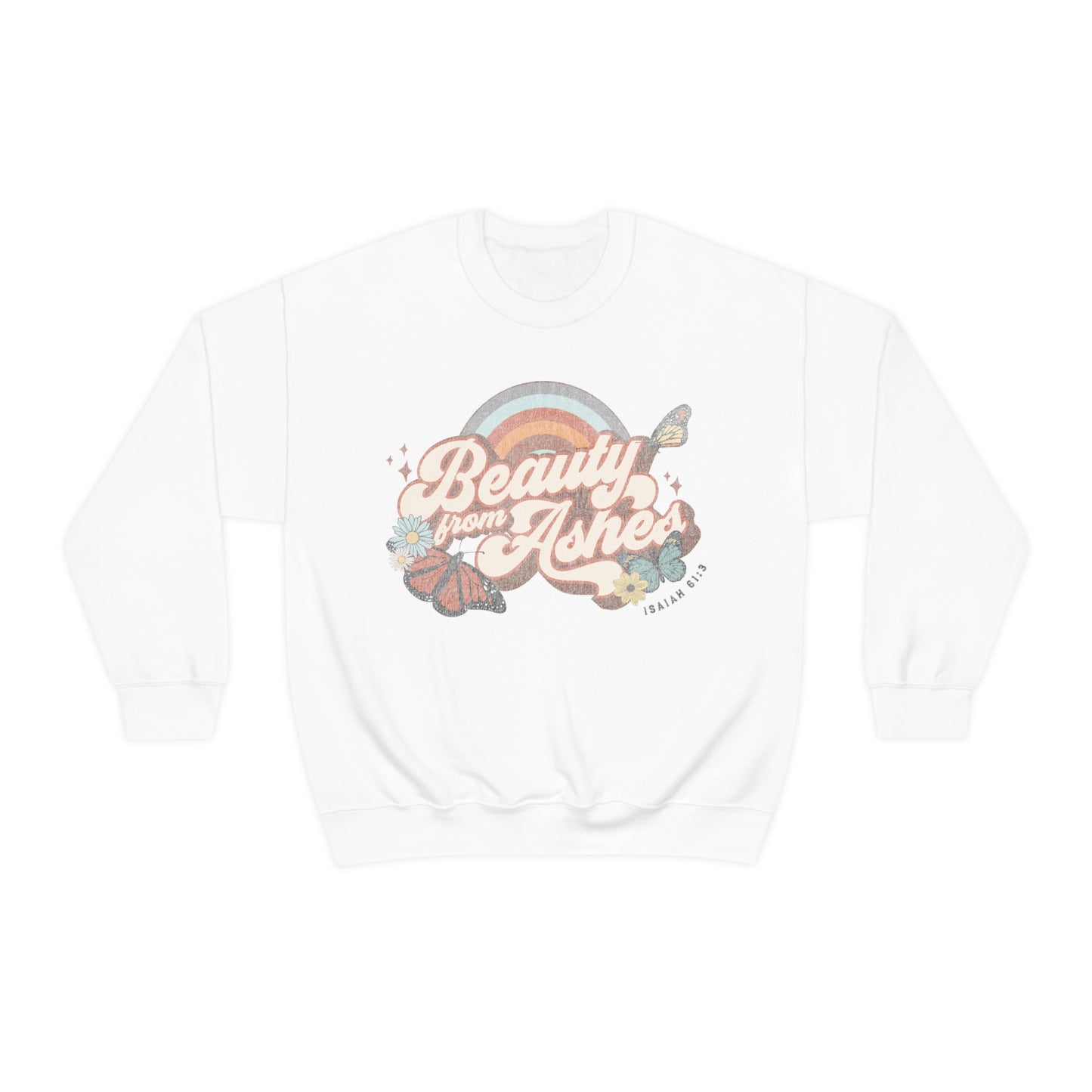 Beauty From Ashes- Unisex heavy blend crewneck sweatshirt