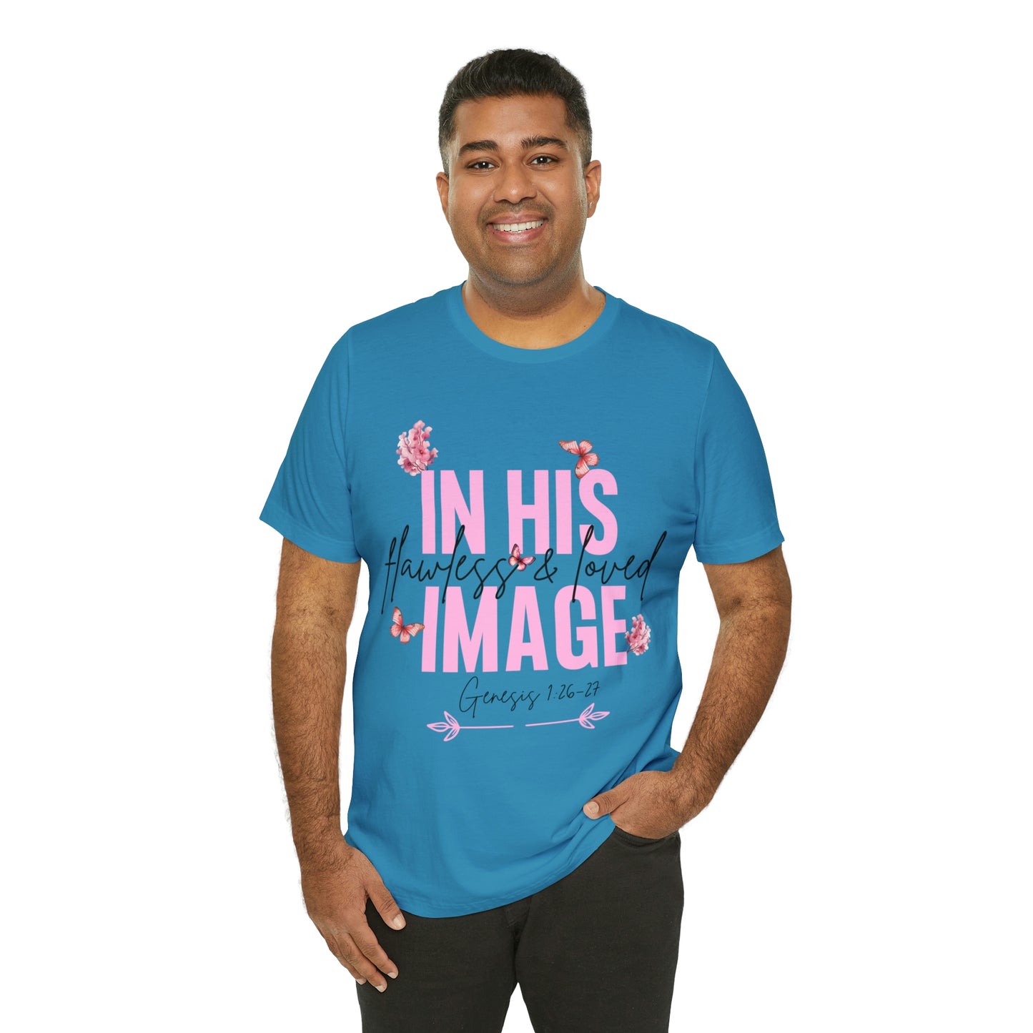 In His Image - Beautiful Inspirational Women T-Shirt - Crew Neck T-Shirt