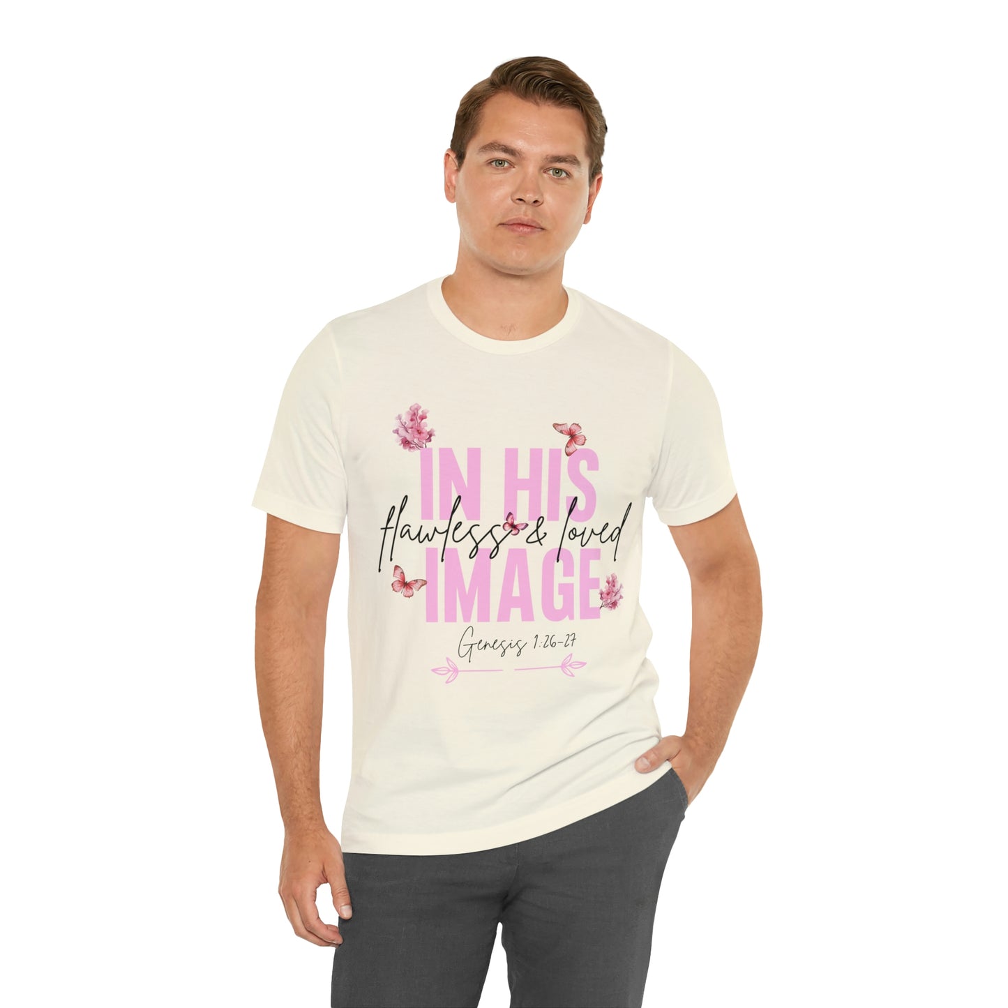 In His Image - Beautiful Inspirational Women T-Shirt - Crew Neck T-Shirt