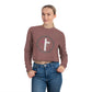 Life Is In The Blood Of Christ - Women's Cropped Sweatshirt